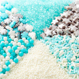 Wilton Holiday Sprinkles, 6.77 oz., Silver & Blue 6-Cell Set