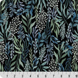 Quilting Cuddle Fabric Black Whispering Blooms Dreamweaver