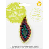 Wilton Leaf-Shaped Fondant Cut-Out Set, 6-Piece
