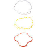 Wilton Safari Cookie Cutter Set, 3-Piece (Elephant, Lion & Monkey)
