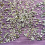 Beaded Sequined Lace Fabric