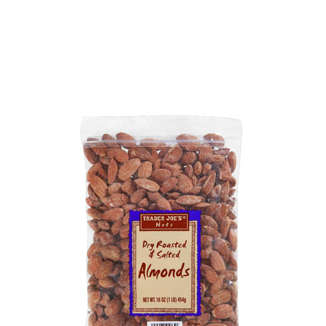Dry Roasted & Salted Almonds 1 lb