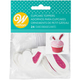 Wilton Bunny Ears Cupcake Toppers, 24-Count Easter Decorations