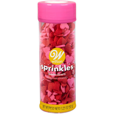Wilton Jumbo Heart Valentine’s Day Sprinkles – 3.25 oz.