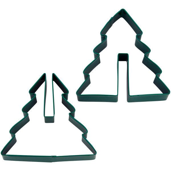 Wilton Metal 3-D Christmas Tree Cookie Cutter Set – 2 Piece