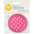 Wilton Pink Dots Standard Cupcake Liners, 75-Count