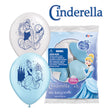 Cinderella Latex Balloons 12 Inch 6 Pack