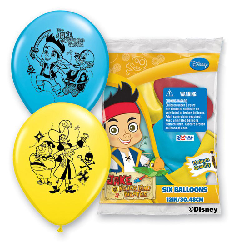 Kids Jake & The Never Land Pirates Latex Balloons