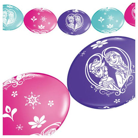 Frozen Latex Party Banner Balloons