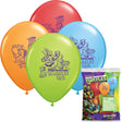 Teenage Mutant Ninja Turtles Latex Balloons 12 Inch 6 Pack