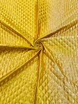 Quilted Satin Fabric - Diamond Pattern, 58" Width, 16 Oz Per Yard (1 Yard)