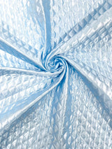 Quilted Satin Fabric - Diamond Pattern, 58" Width, 16 Oz Per Yard (1 Yard)