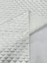 Quilted Satin Fabric - Diamond Pattern, 58" Width, 16 Oz Per Yard (1 Yard)