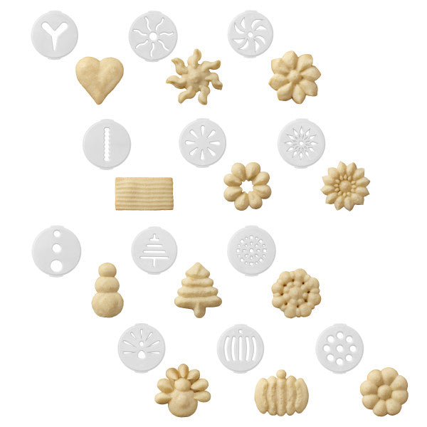 Wilton Simple Success Cookie Press – 13 Piece