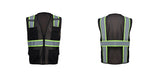 Tricot Reflective Vest with Liner - 10 Pack - 3.5oz  - 100% Polyester