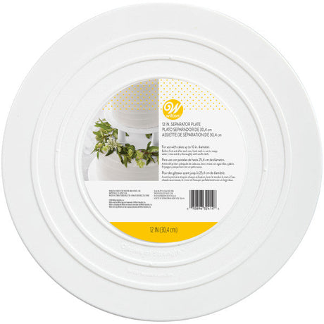 Wilton Smooth Edge Separator Plate for Cakes, 10-Inch