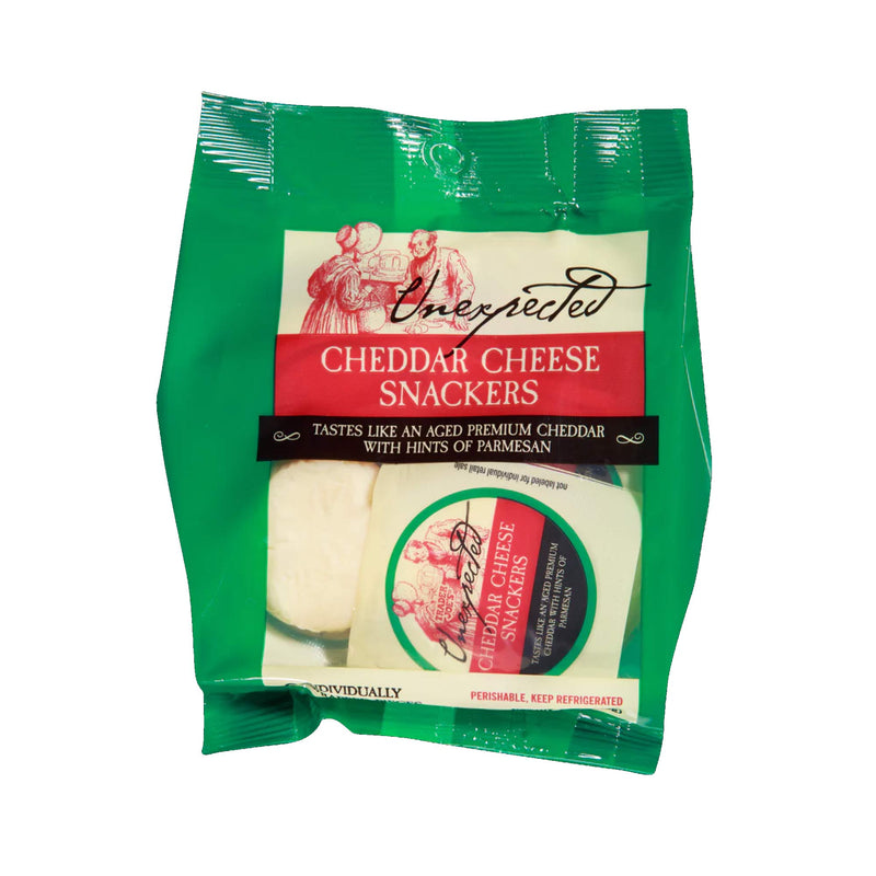 Unexpected Cheddar Cheese Snackers Individually Wrapped Cheese Bites