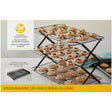 Wilton 3-Tier Collapsible Cooling Grid – Black