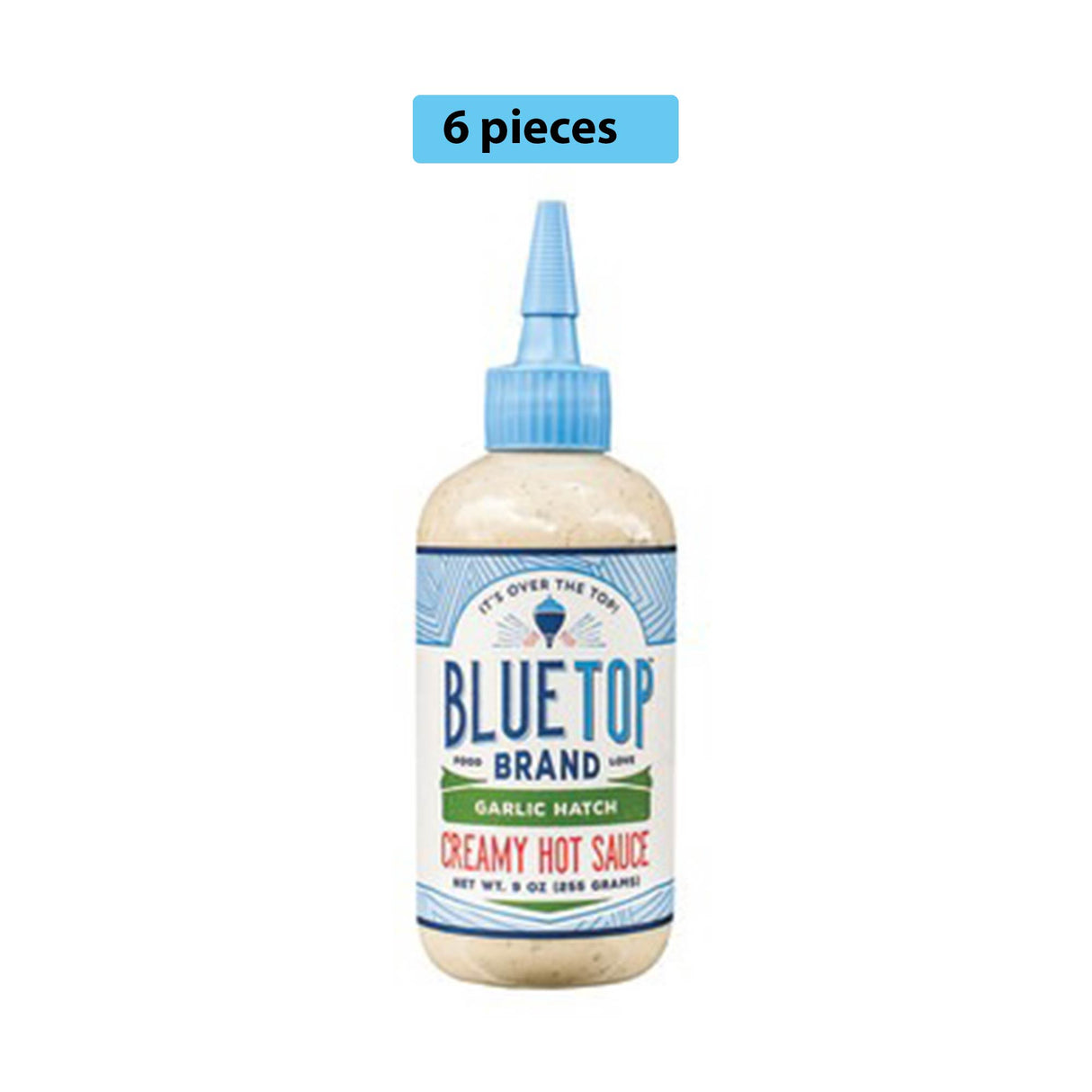 BLUE TOP BRAND GARLIC HATCH CHILI CREAMY SAUCE 9 OZ SQUEEZE BOTTLE