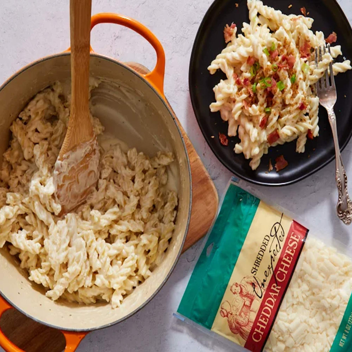 Shredded Unexpected Cheddar Cheese Creamy Tangy Cheese Blend