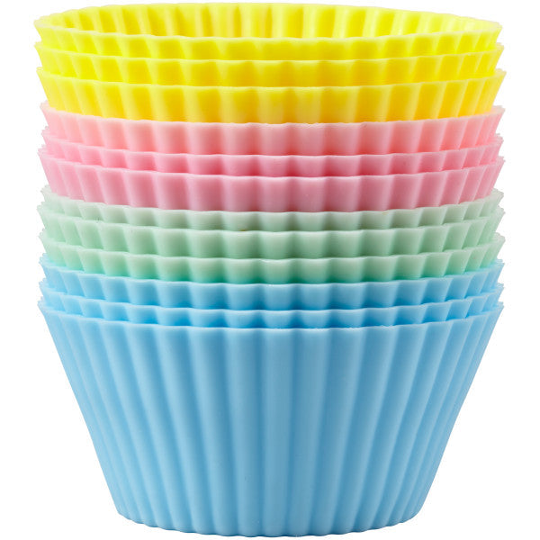 Wilton Round Silicone Baking Cups, 12-Count