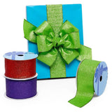 Malibu Sands Wired Ribbon 2 1/2 '' X 10 yd Lime Color 1 / ROLL