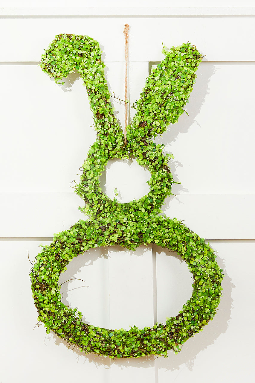 20" Thick Angel Vine Rabbit With Jute Hanger