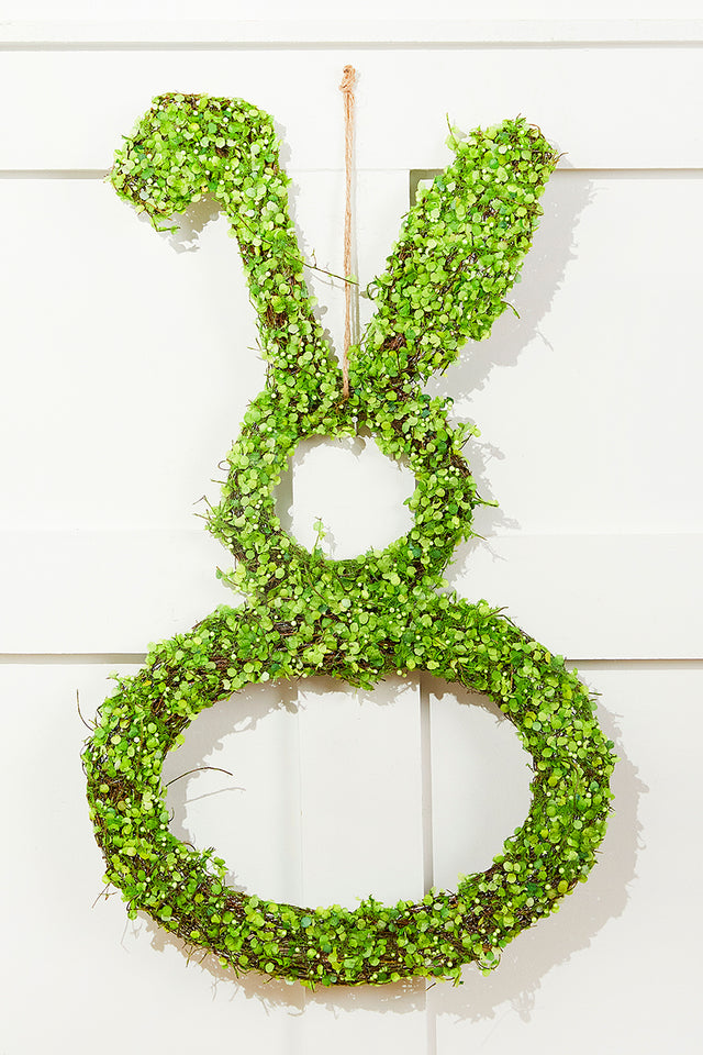 20" Thick Angel Vine Rabbit With Jute Hanger