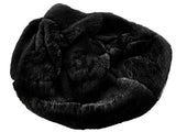 Style & Strength Ball Chinchilla Faux Fur Fabric - Gray, Black, Offwhite, 75" Diameter (1 Piece)