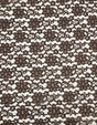 Brown Rachelle Lace Polyester Fabric - Sheer Floral Lace, Brown, 58/60" Wide (1 Yard)