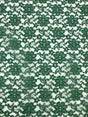 Forrest Green Rachelle Lace Polyester Fabric - Sheer Floral Lace, 58/60" Wide (1 Yard)