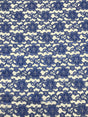 Royal Blue Rachelle Lace Polyester Fabric - Sheer Floral Lace, Royal Blue, 58/60" Wide