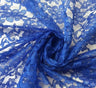 Raschel Lace Polyester Fabric - Floral Sheer Lace, 58/60" Width (1 Yard)