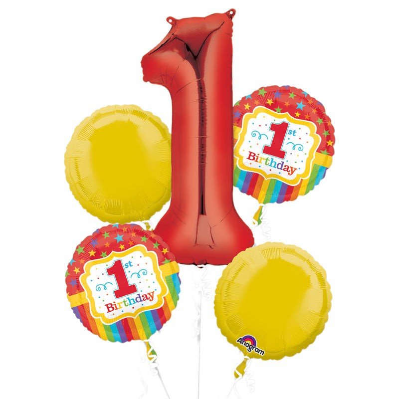 1st Birthday Balloon Bouquet