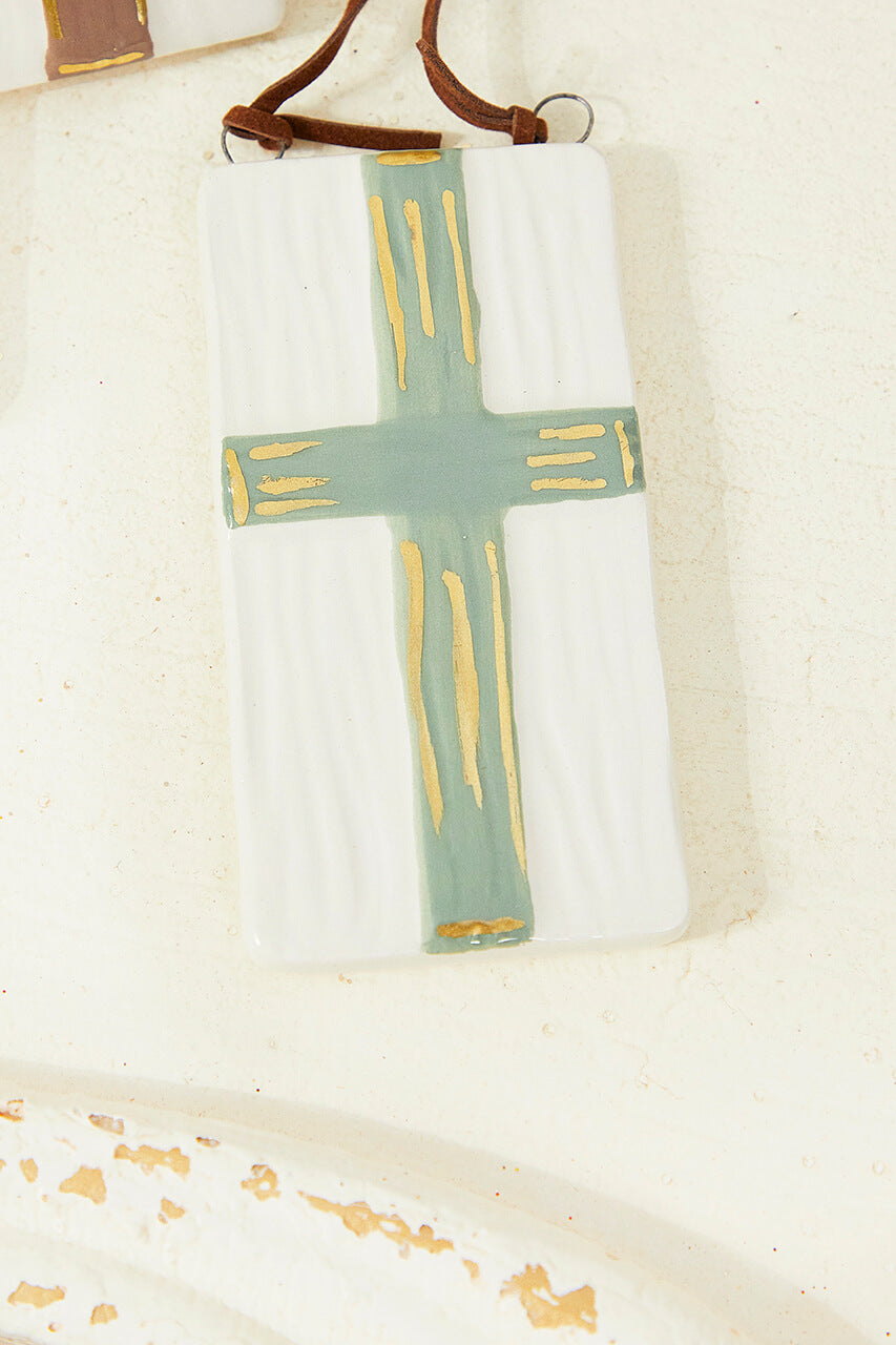 Raised Cross Ornament
