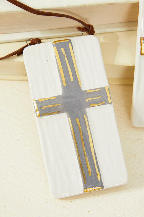 Raised Cross Ornament