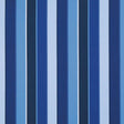 Sunbrella Milano Acrylic Fabric - Cobalt Blue Stripes, 54" Width (1 Yard)
