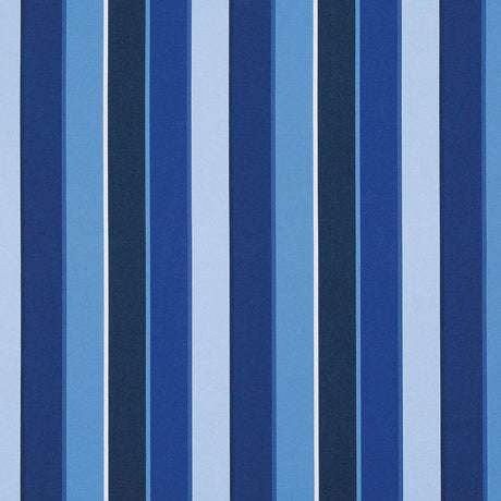 Sunbrella Milano Acrylic Fabric - Cobalt Blue Stripes, 54" Width (1 Yard)