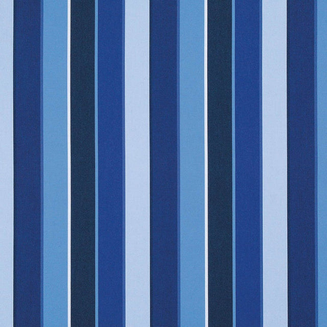 Sunbrella Milano Acrylic Fabric - Cobalt Blue Stripes, 54" Width (1 Yard)
