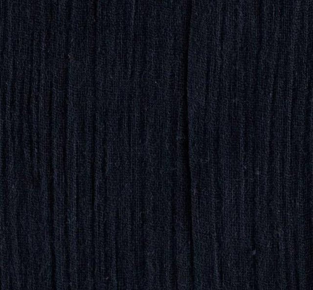 Rayon Crinkle Solid Navy Rayon Fabric - Navy, 50/51" Width