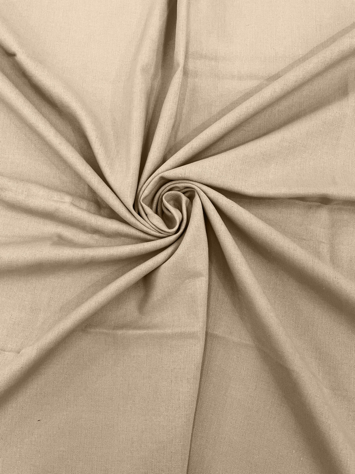 Rayon Natural Linen Fabric - Natural Texture, 55" Width (1 Yard)