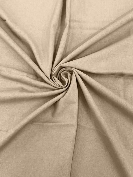 Rayon Natural Linen Fabric - Natural Texture, 55" Width (1 Yard)