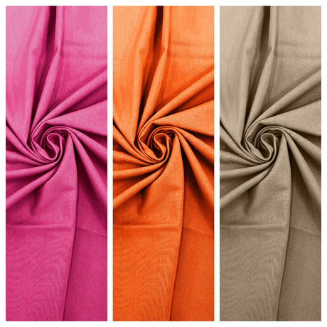 Rayon Natural Linen Fabric - Natural Texture, 55" Width (1 Yard)