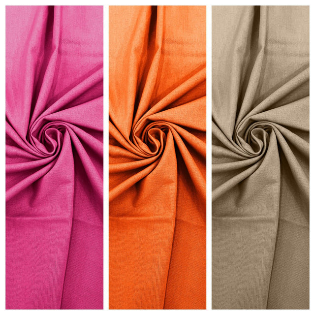 Rayon Natural Linen Fabric - Natural Texture, 55" Width (1 Yard)