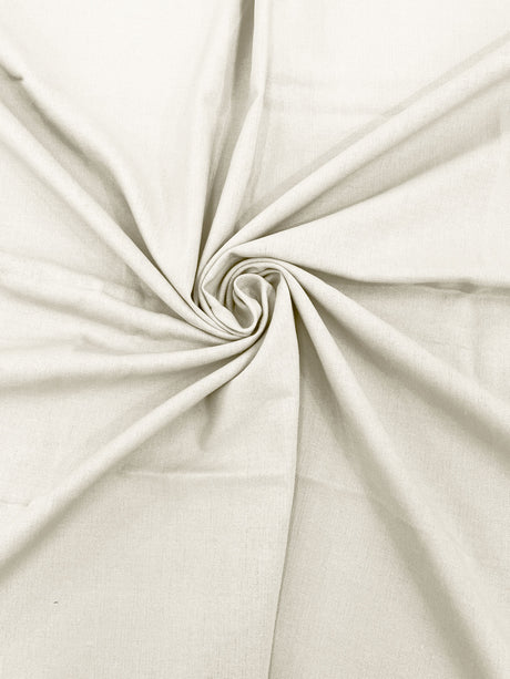 Rayon Natural Linen Fabric - Natural Texture, 55" Width (1 Yard)
