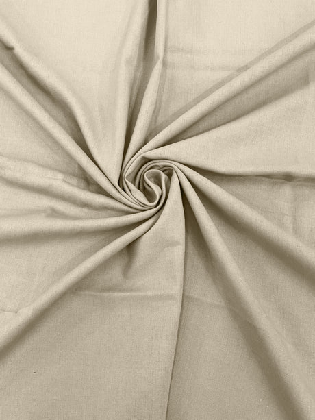 Rayon Natural Linen Fabric - Natural Texture, 55" Width (1 Yard)