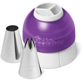Wilton Color Swirl, 3-Color Piping Bag Coupler, 9-Piece Cake Decorating Kit