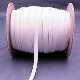 Light Grey 1/4 Inch Rubber Elastic - 100 Yard Spool