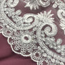 Corded Embroidered Lace Trim