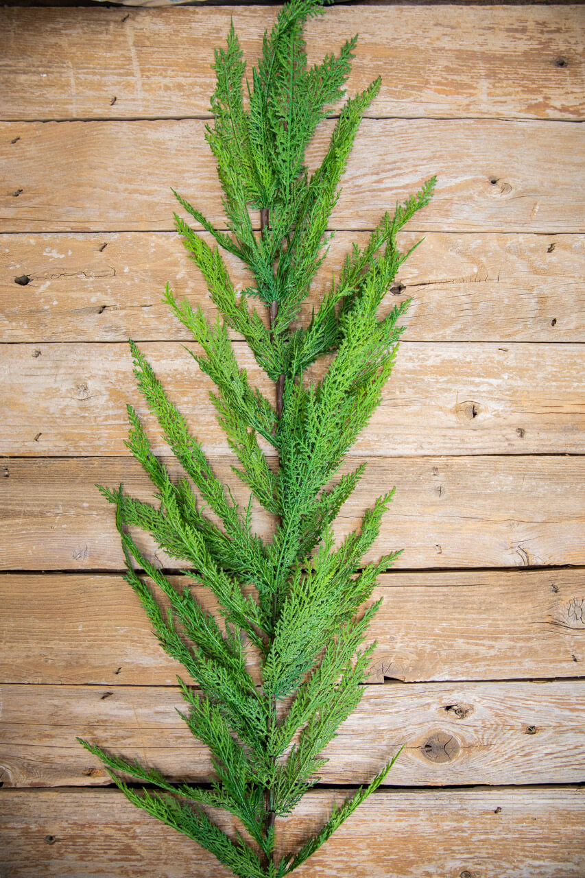 48” Real Touch Lebanon Cedar Full Garland